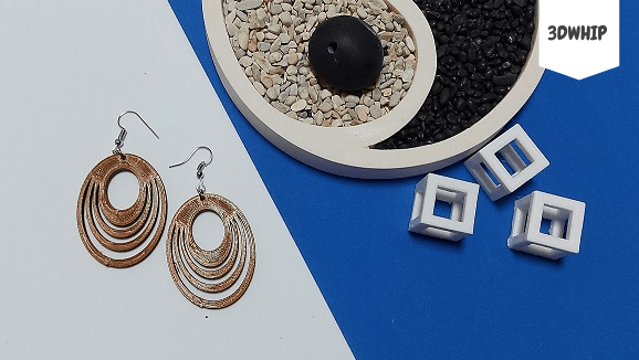 Oval Loop_Copper Earring Set